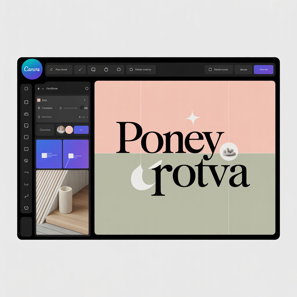 Editing designs in Canva