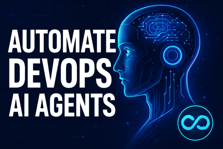 Automate devops with ai agents dashboard showing pipeline automation 2026