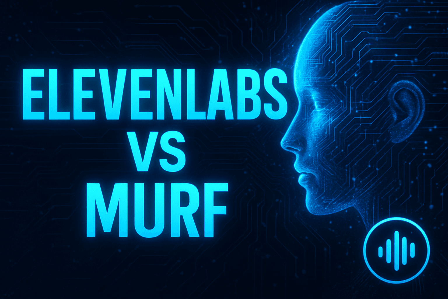 ElevenLabs vs Murf AI side-by-side voice studio dashboard comparison