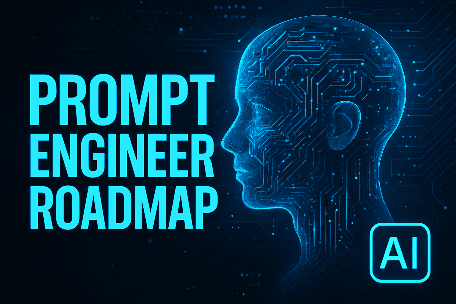 Beginner learning how to become an AI prompt engineer at a laptop