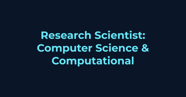 Remote AI contract job: Research Scientist: Computer Science & Computational Physics